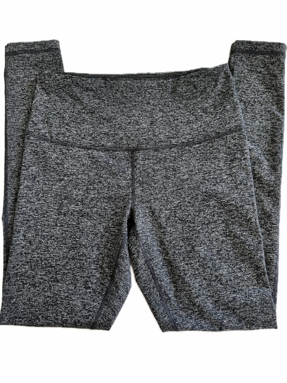 Zella Black and White Marled Performance Leggings